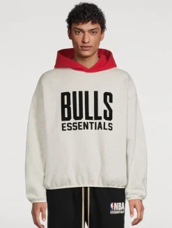 Fear of God Essentials x NBA Bulls Hoodie