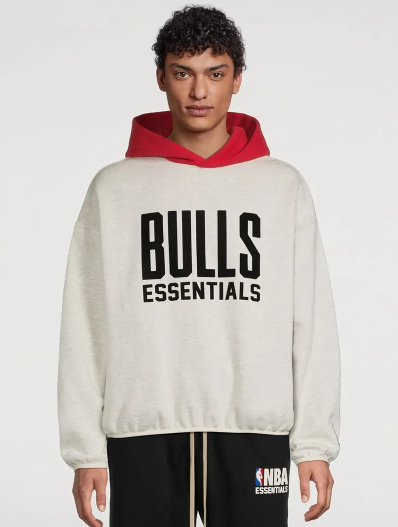 Fear of God Essentials x NBA Bulls Hoodie