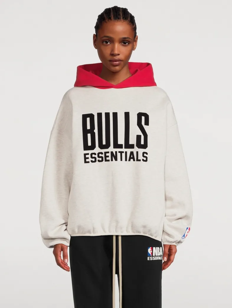 Fear of God Essentials x NBA Bulls Hoodie