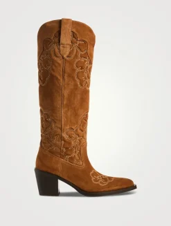 Felix Suede Western Boots