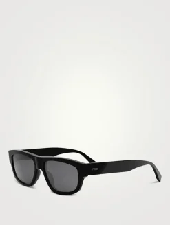 Fendi Diagonal Geometric Sunglasses