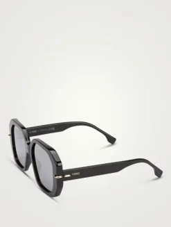 Fendi Selleria Geometric Sunglasses