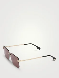 Fendi Sky Rectangular Sunglasses