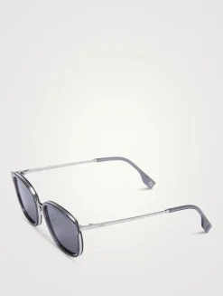 Fendi Travel Oval Sunglasses
