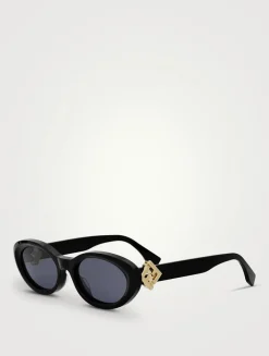 FF Diamonds Oval Sunglasses