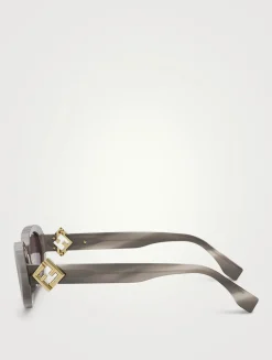 FF Diamonds Oval Sunglasses