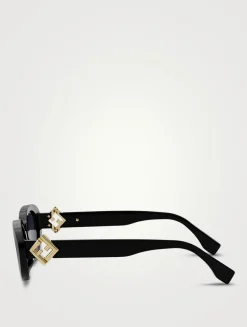 FF Diamonds Oval Sunglasses