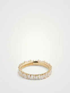 Fireworks 18K Gold Eternity Ring With Diamonds