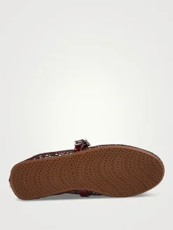 Fishnet Ballet Flats