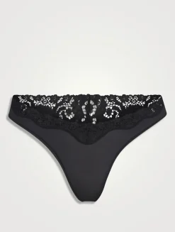 Fits Everybody Lace Dipped Thong
