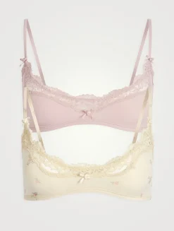 Fits Everybody Lace Scoop Bralette Pack