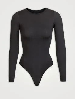 Fits Everybody Long Sleeve Crew Neck Bodysuit