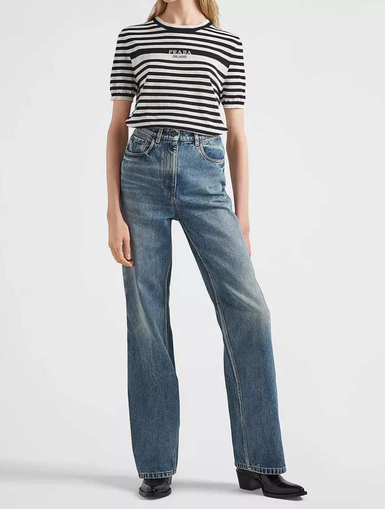 Five-pocket Denim Jeans