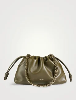 Flamenco Leather Purse With Donut Chain