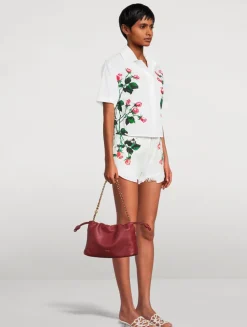 Flamenco Leather Purse With Donut Chain