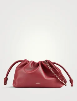 Flamenco Leather Purse With Donut Chain