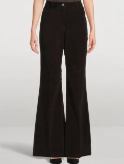 Flared Corduroy Trousers