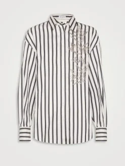 Flora Embroidery Shirt