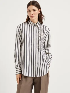 Flora Embroidery Shirt