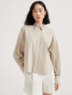 Flora Embroidery Shirt