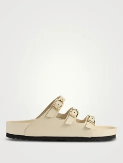 Florida Exquisite Patent Leather Slide Sandals