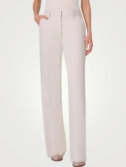Florine Cotton Gabardine Straight-Leg Trousers