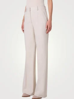 Florine Cotton Gabardine Straight-Leg Trousers