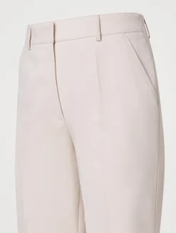 Florine Cotton Gabardine Straight-Leg Trousers
