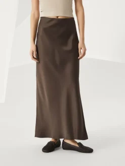 Fluid Bias-cut Skirt