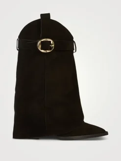 Folk Suede Western Boots