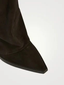 Folk Suede Western Boots