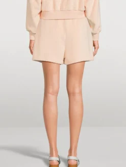 Frame x Ritz Paris Velour Shorts