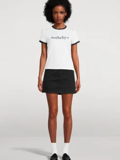 FRAME x Sotheby's Baby Ringer T-Shirt