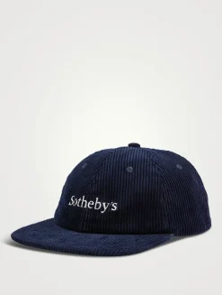 FRAME x Sotheby's Corduroy Baseball Cap