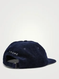 FRAME x Sotheby's Corduroy Baseball Cap