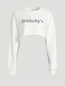 FRAME x Sotheby's Cropped Sweatshirt