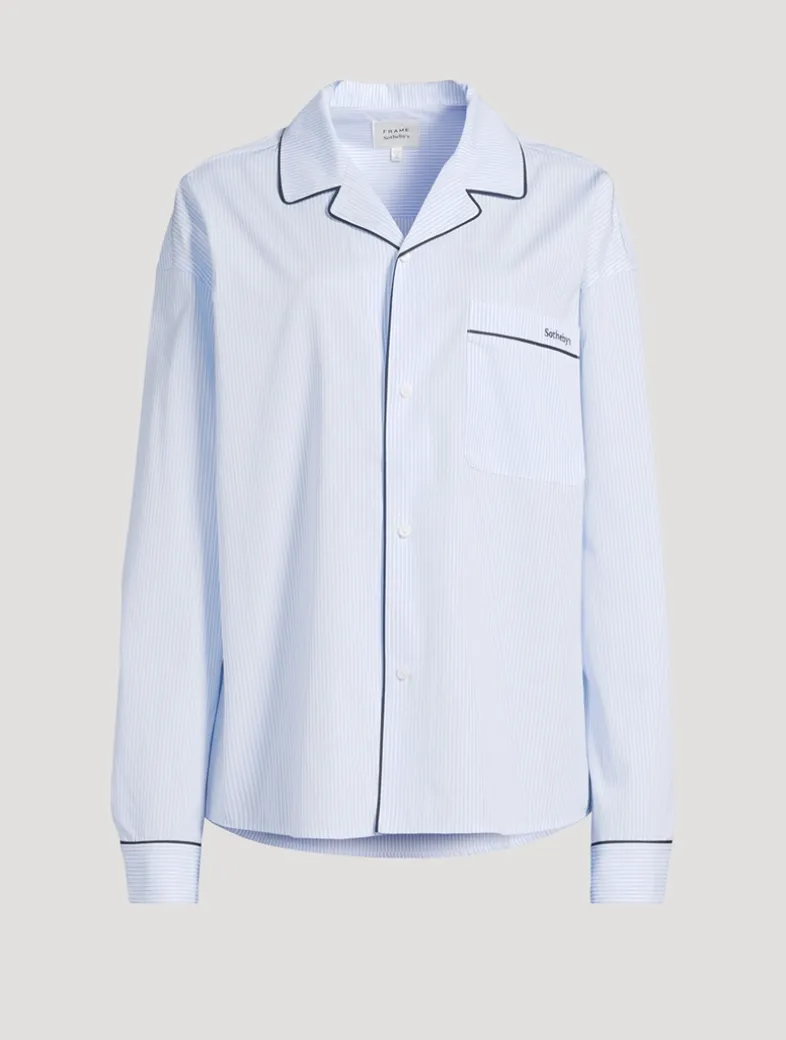 FRAME x Sotheby's Pajama Shirt