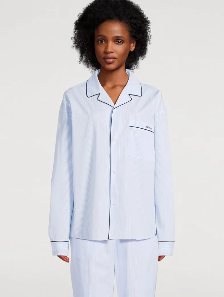 FRAME x Sotheby's Pajama Shirt