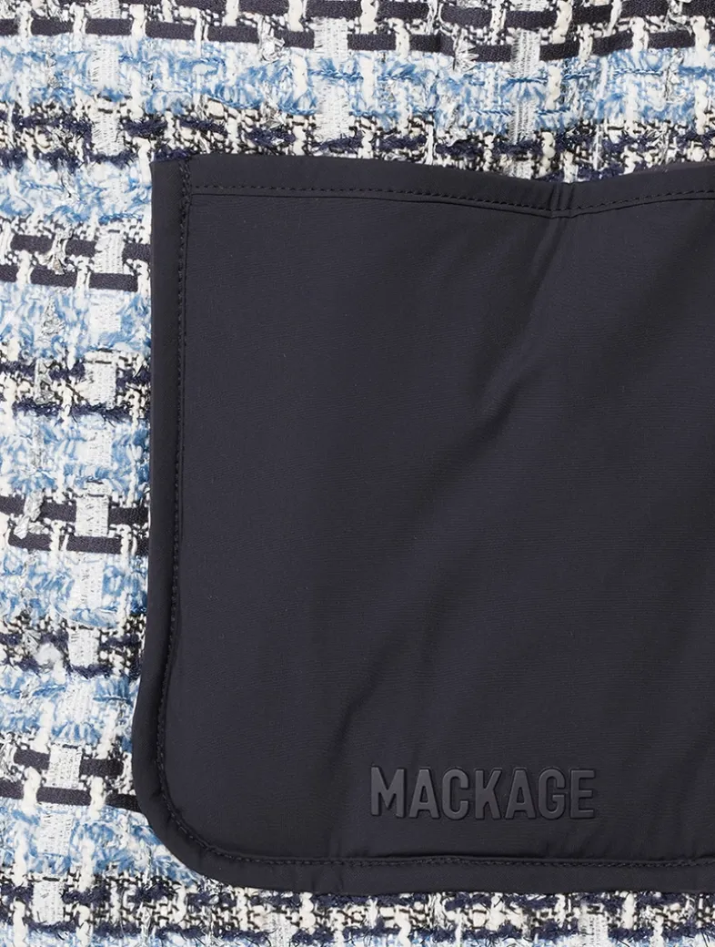 Francine Belted Tweed Down Vest