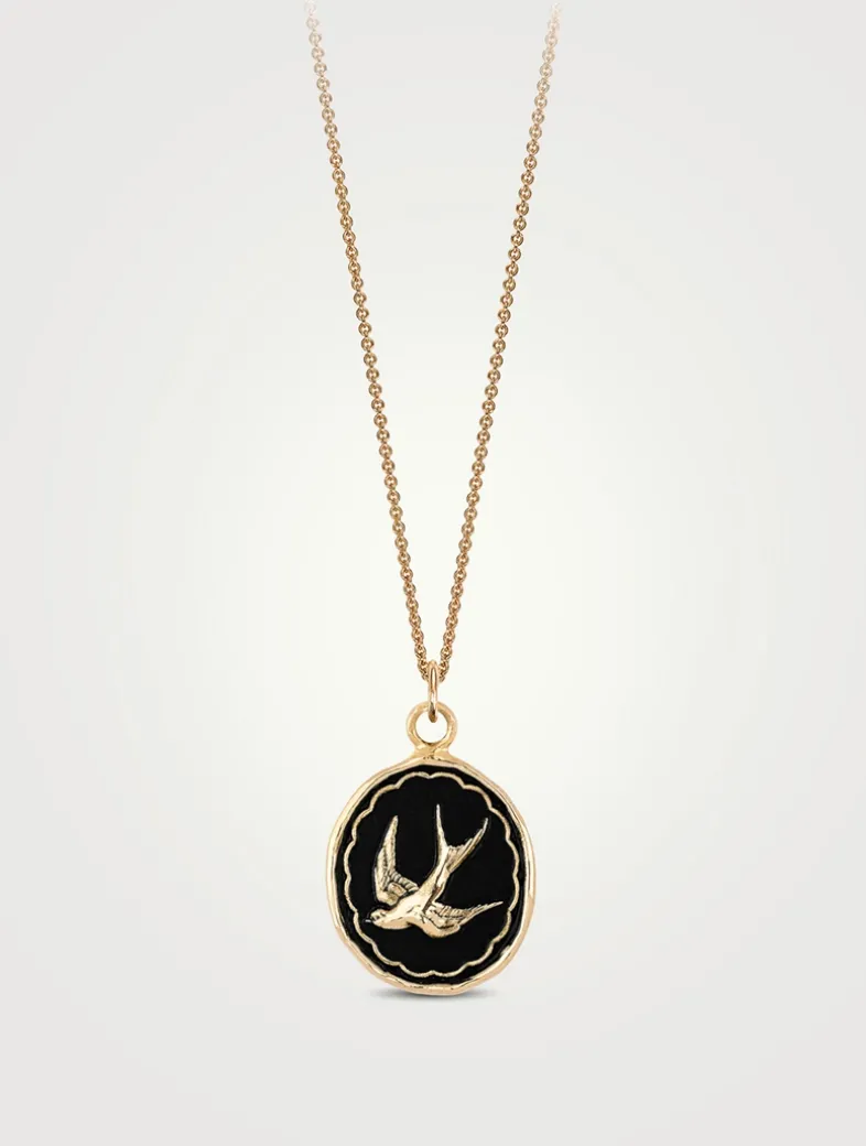 Free Spirited 14K Gold Talisman Necklace