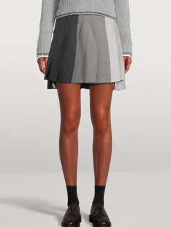 Fresco Funmix Pleated Mini Skirt