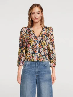 Frontier Blouse In Floral Print