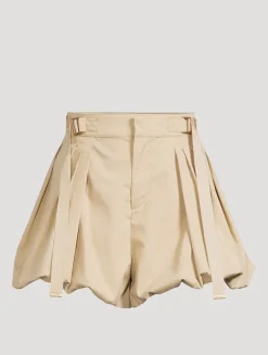 Gabardine Shorts