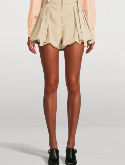 Gabardine Shorts