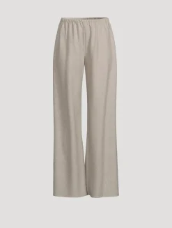 Gala Wool And Cashmere Flannel Pants