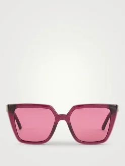 Gancini Rectangular Sunglasses