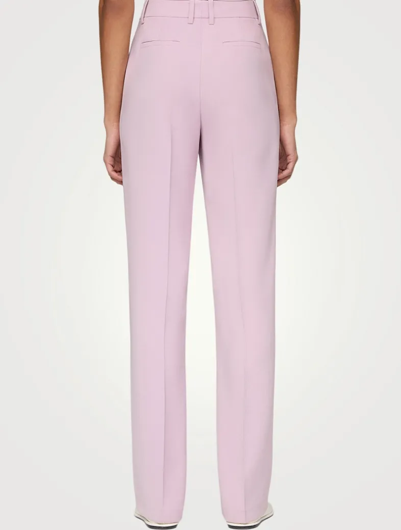 Gates Finesse Crêpe Straight-Leg Trousers
