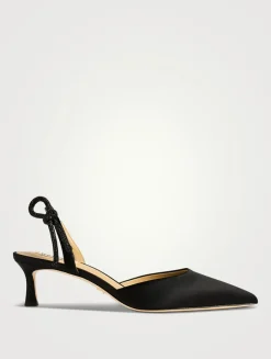Gentry Satin Slingback Pumps