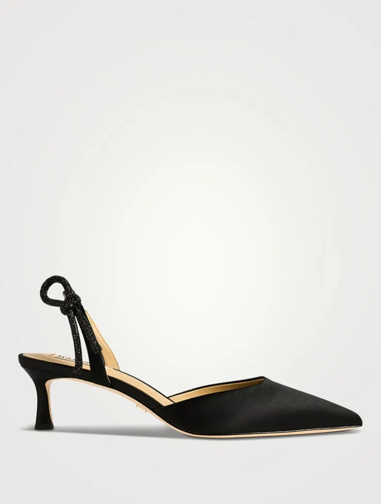 Gentry Satin Slingback Pumps