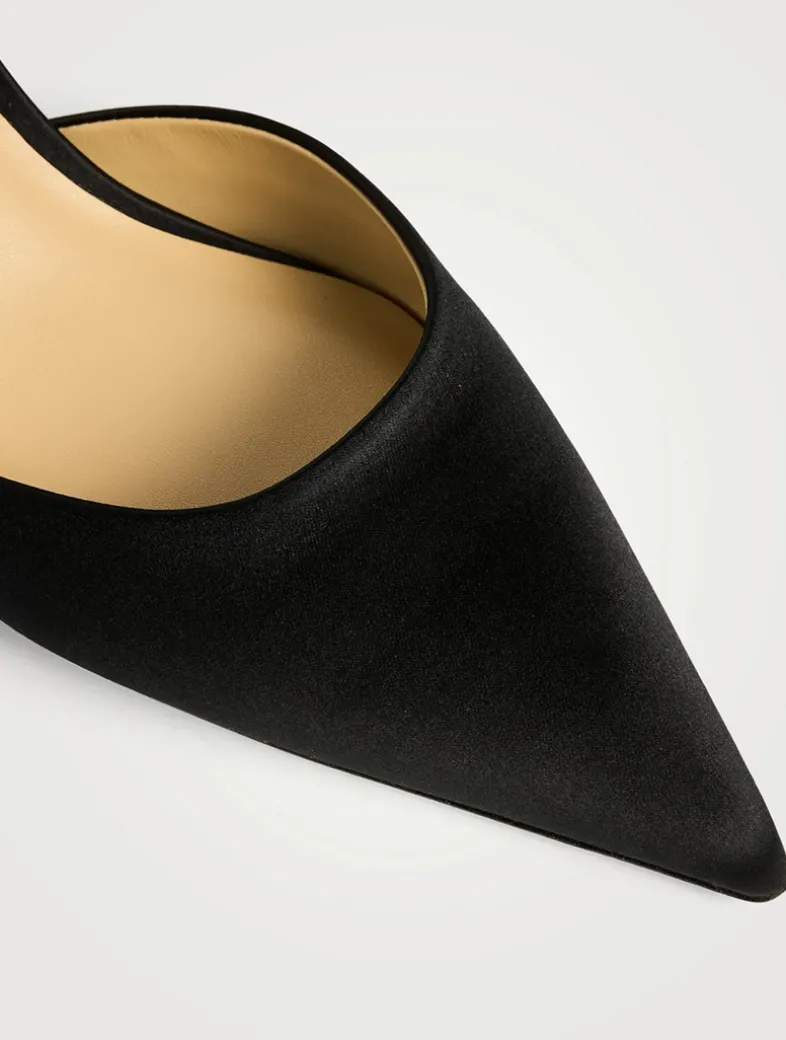 Gentry Satin Slingback Pumps